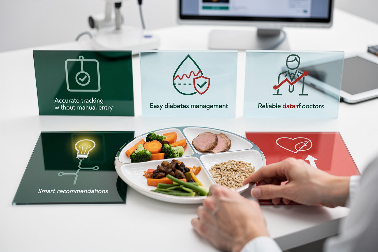 BiteQ الطبق الذكي يعرض تتبع التغذية الدقيق والبيانات الموثوقة لإدارة السكري والصحة العامة